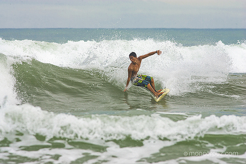 Surfing Sabang Beach